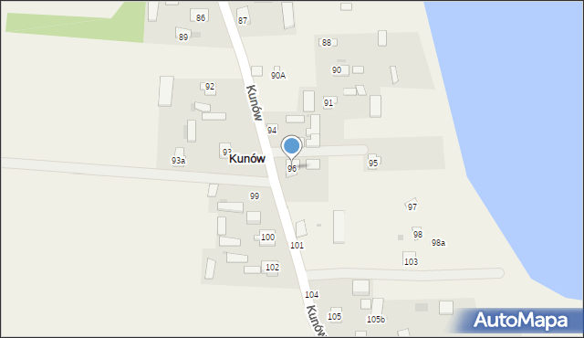 Kunów, Kunów, 96, mapa Kunów