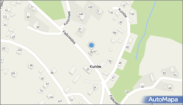 Kunów, Kunów, 31, mapa Kunów