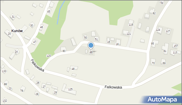 Kunów, Kunów, 49, mapa Kunów