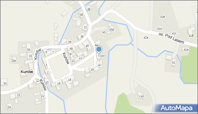 Kunów, Kunów, 13, mapa Kunów