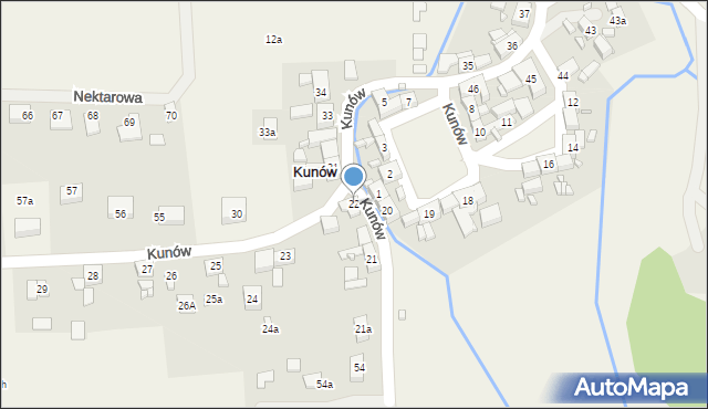 Kunów, Kunów, 22, mapa Kunów