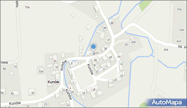 Kunów, Kunów, 35, mapa Kunów