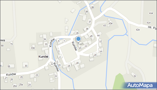 Kunów, Kunów, 9, mapa Kunów