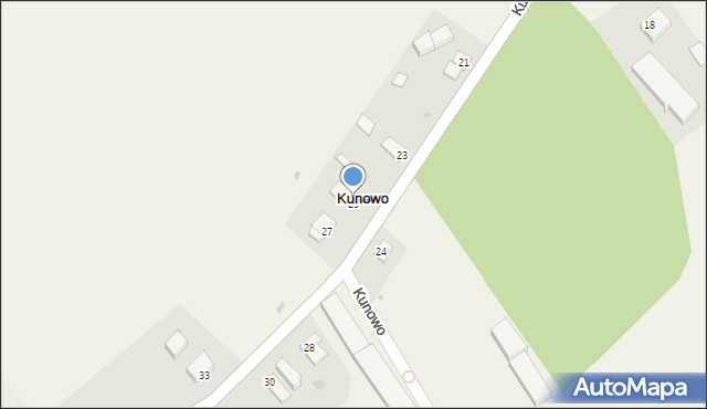 Kunowo, Kunowo, 25, mapa Kunowo