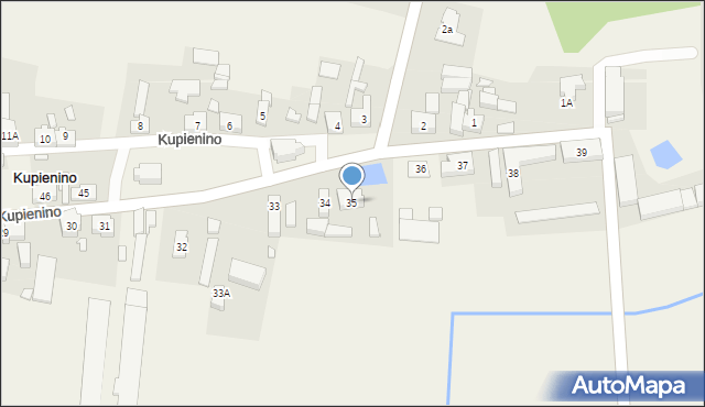 Kupienino, Kupienino, 35, mapa Kupienino