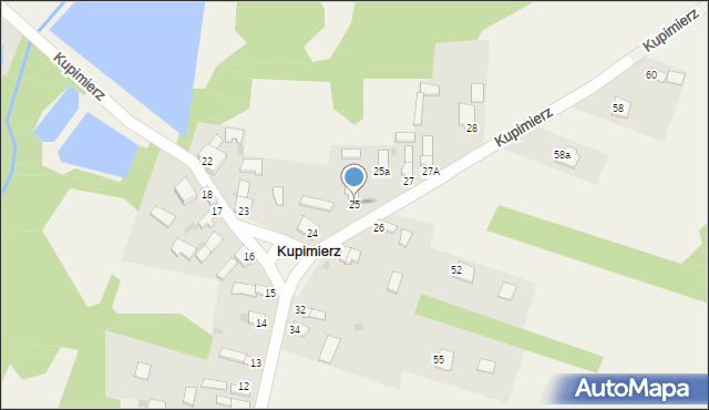 Kupimierz, Kupimierz, 25, mapa Kupimierz