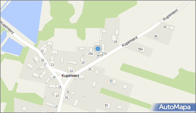 Kupimierz, Kupimierz, 27, mapa Kupimierz