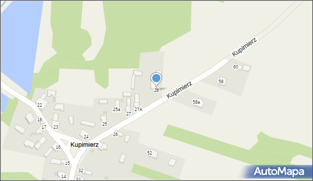 Kupimierz, Kupimierz, 28, mapa Kupimierz