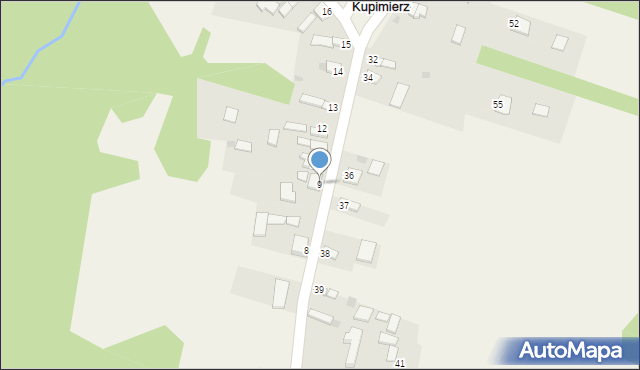 Kupimierz, Kupimierz, 9, mapa Kupimierz