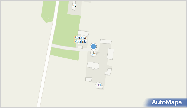 Kuplisk, Kuplisk, 42, mapa Kuplisk