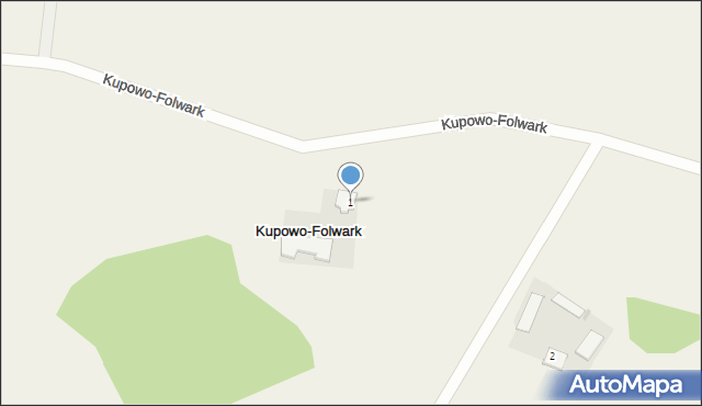 Kupowo-Folwark, Kupowo-Folwark, 1, mapa Kupowo-Folwark