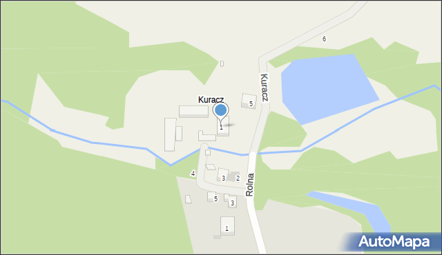 Kuracz, Kuracz, 1, mapa Kuracz