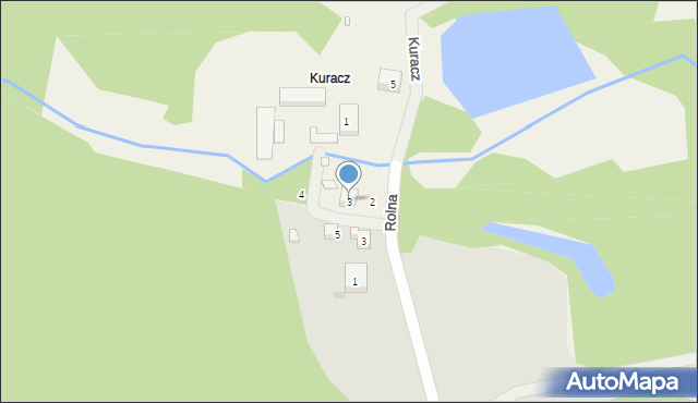 Kuracz, Kuracz, 3, mapa Kuracz