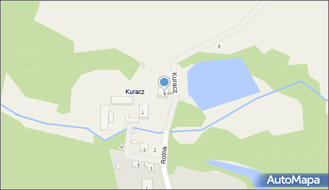 Kuracz, Kuracz, 5, mapa Kuracz
