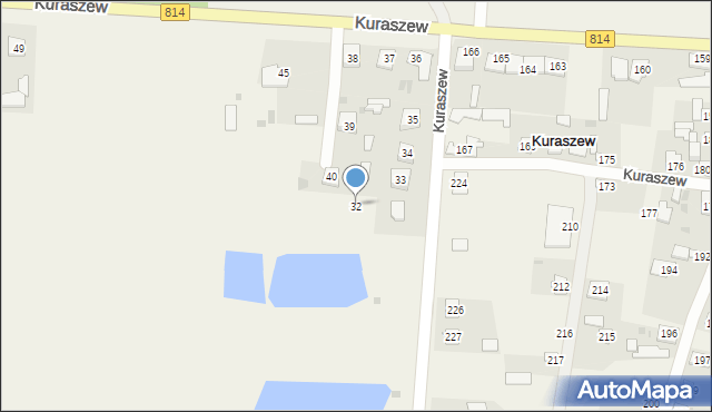 Kuraszew, Kuraszew, 32, mapa Kuraszew