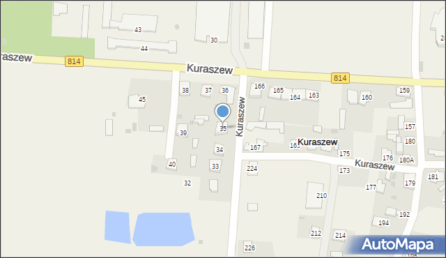 Kuraszew, Kuraszew, 35, mapa Kuraszew