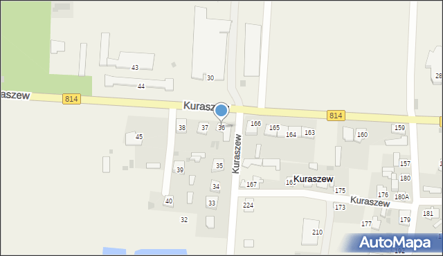 Kuraszew, Kuraszew, 36, mapa Kuraszew