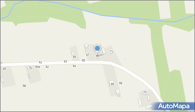 Kuraszków, Kuraszków, 69, mapa Kuraszków