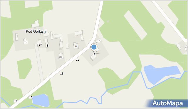 Kuraszków, Kuraszków, 9, mapa Kuraszków