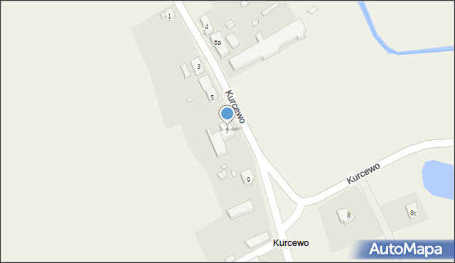 Kurcewo, Kurcewo, 7, mapa Kurcewo