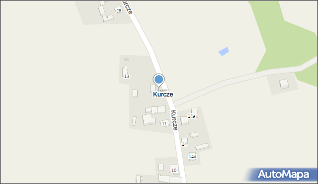 Kurcze, Kurcze, 12, mapa Kurcze