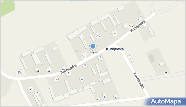 Kurejewka, Kurejewka, 22, mapa Kurejewka