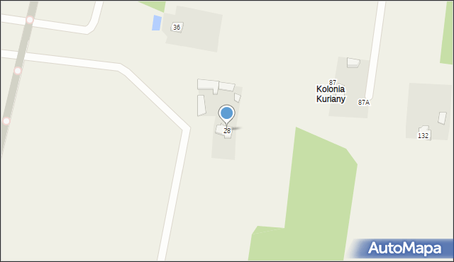 Kuriany, Kuriany, 90, mapa Kuriany