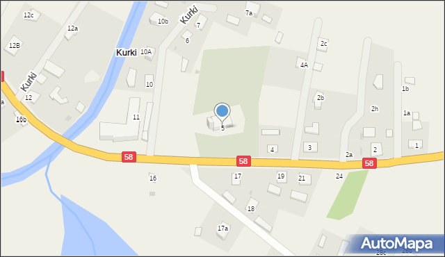 Kurki, Kurki, 5, mapa Kurki