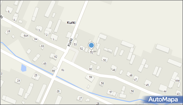 Kurki, Kurki, 51, mapa Kurki