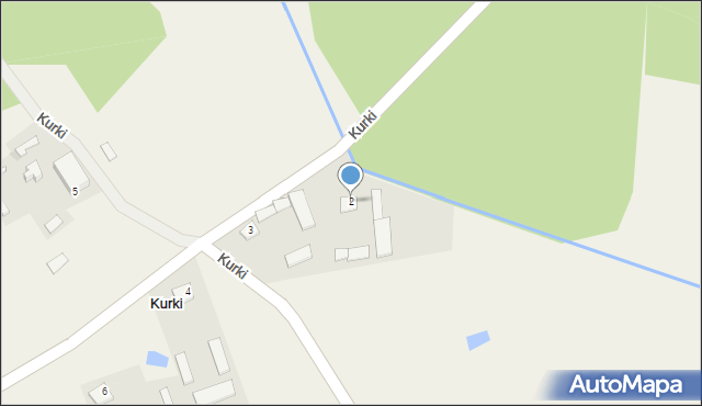 Kurki, Kurki, 2, mapa Kurki