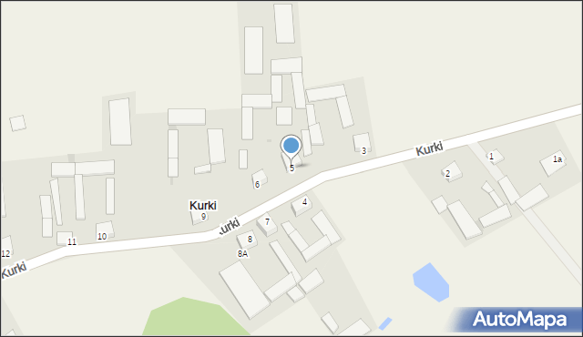 Kurki, Kurki, 5, mapa Kurki