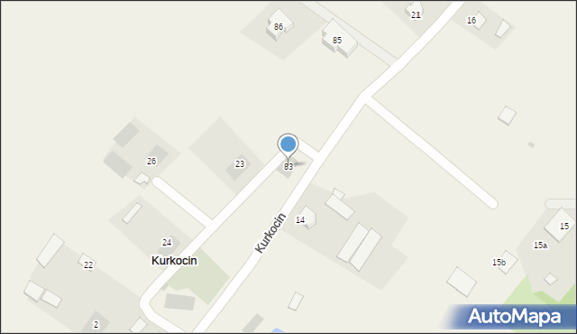 Kurkocin, Kurkocin, 83, mapa Kurkocin