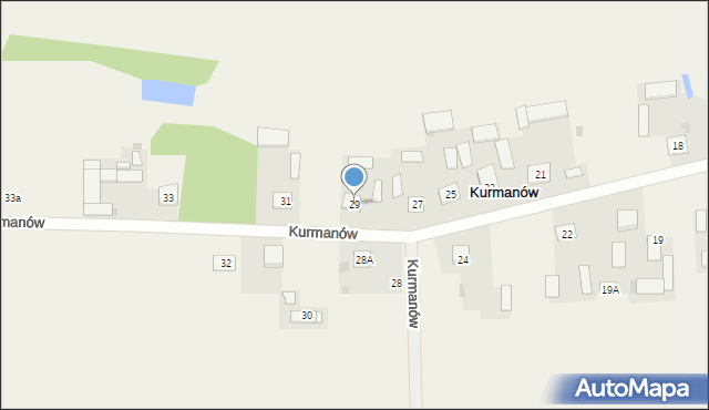 Kurmanów, Kurmanów, 29, mapa Kurmanów