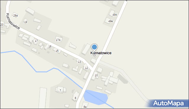 Kurnatowice, Kurnatowice, 11, mapa Kurnatowice