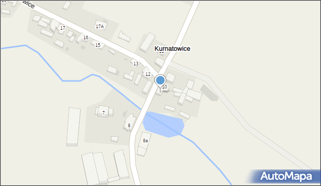 Kurnatowice, Kurnatowice, 9, mapa Kurnatowice