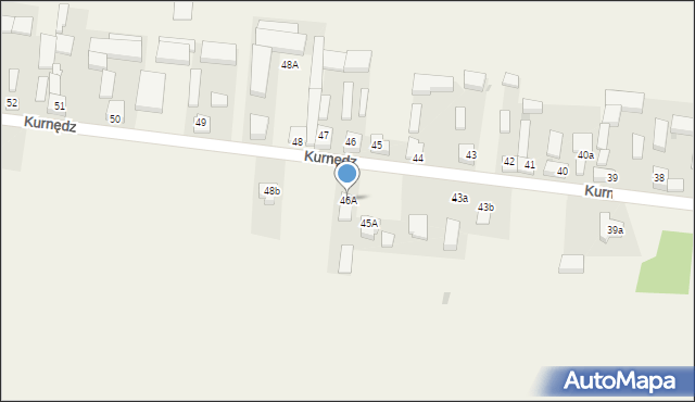 Kurnędz, Kurnędz, 46A, mapa Kurnędz