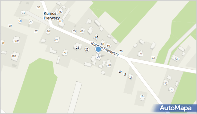 Kurnos Pierwszy, Kurnos Pierwszy, 21, mapa Kurnos Pierwszy