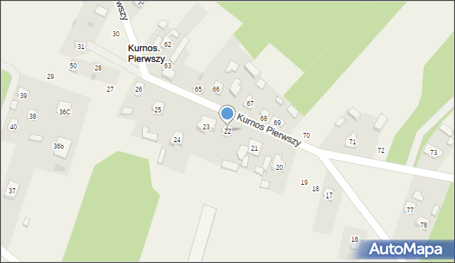 Kurnos Pierwszy, Kurnos Pierwszy, 22, mapa Kurnos Pierwszy