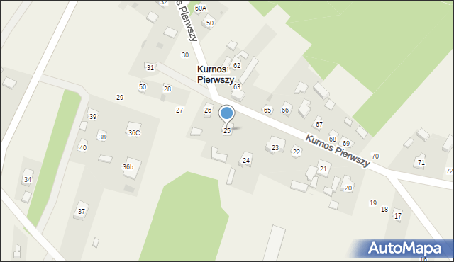 Kurnos Pierwszy, Kurnos Pierwszy, 25, mapa Kurnos Pierwszy