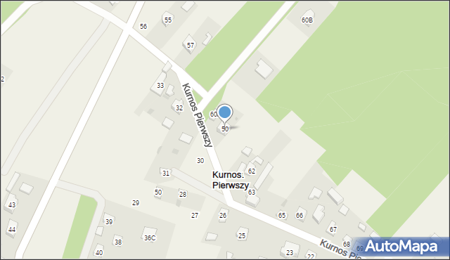 Kurnos Pierwszy, Kurnos Pierwszy, 50, mapa Kurnos Pierwszy