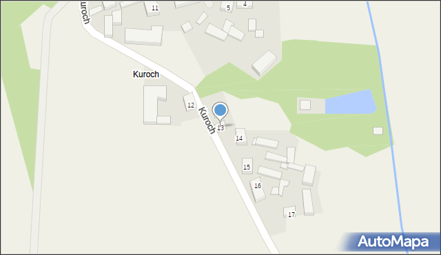 Kuroch, Kuroch, 13, mapa Kuroch