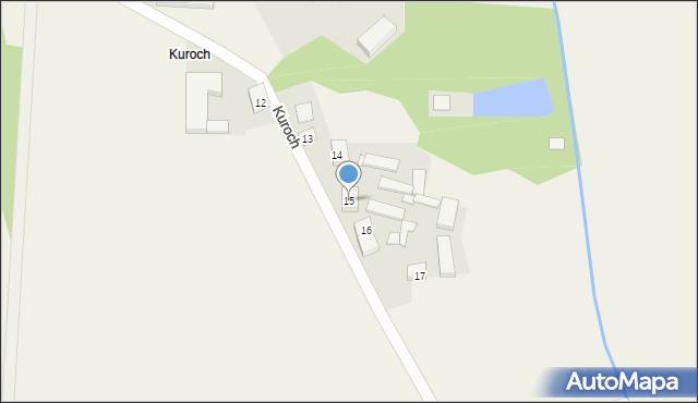 Kuroch, Kuroch, 15, mapa Kuroch