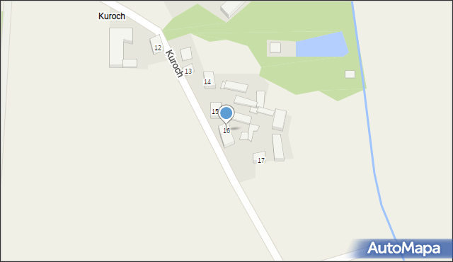 Kuroch, Kuroch, 16, mapa Kuroch