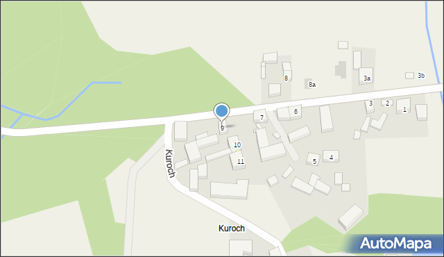 Kuroch, Kuroch, 9, mapa Kuroch