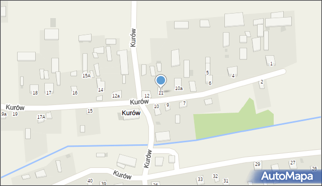 Kurów, Kurów, 11, mapa Kurów