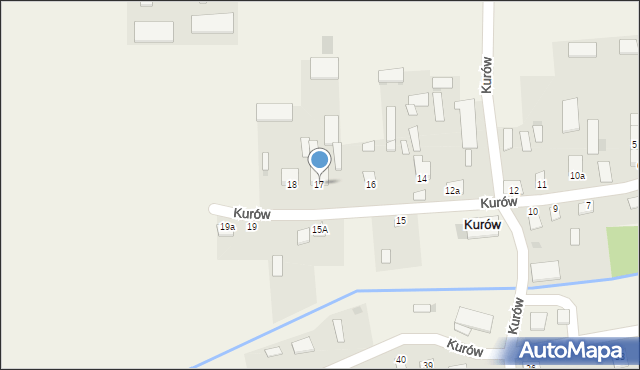 Kurów, Kurów, 17, mapa Kurów