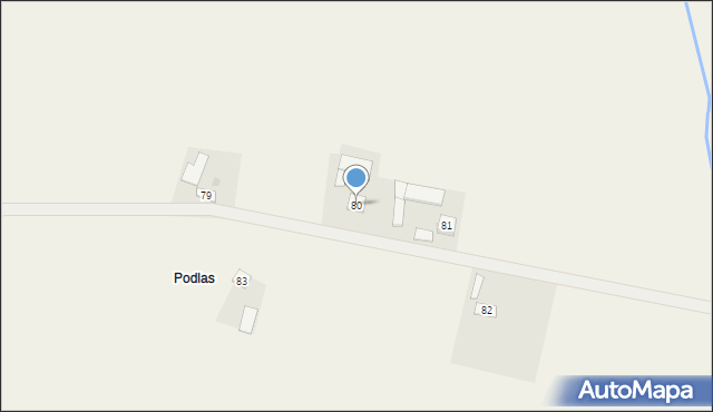 Kurów, Kurów, 80, mapa Kurów