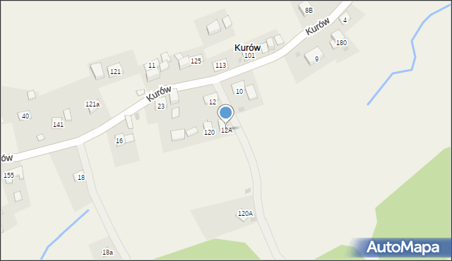 Kurów, Kurów, 12A, mapa Kurów