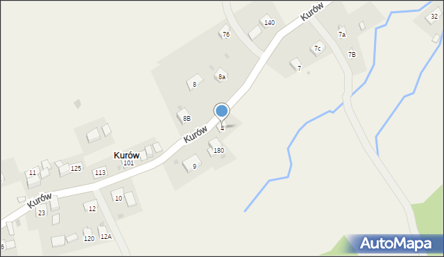 Kurów, Kurów, 4, mapa Kurów