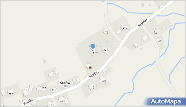 Kurów, Kurów, 8, mapa Kurów